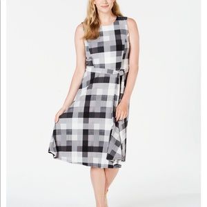 Charter Club Petite Plaid Midi Dress